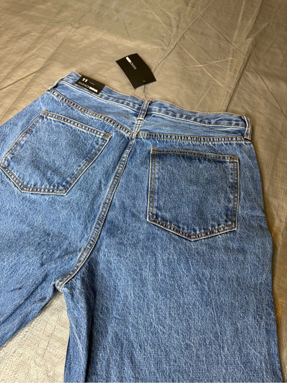 Fashion Nova Light Wash Relaxed Fit Jeans